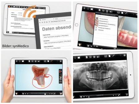 Digitale Patienten­kommunikation und ‑dokumentation synMedico bei den Zahnärzten am Rosenweg in Kirchberg.
